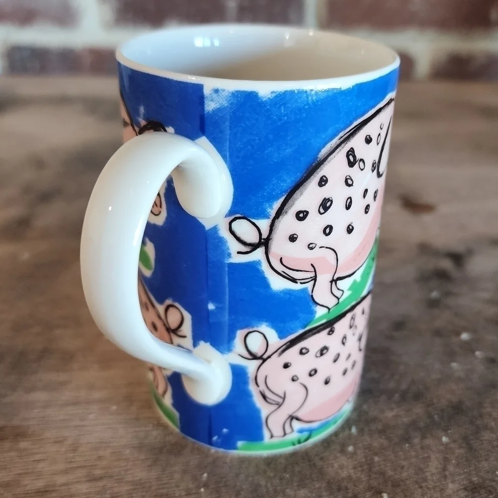 Dunoon Jane Brookshaw Fine Bone China Tea Coffee Pig Mug